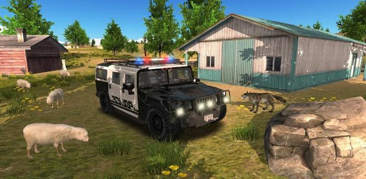 Banner of Police Car Offroad Driving 1.0