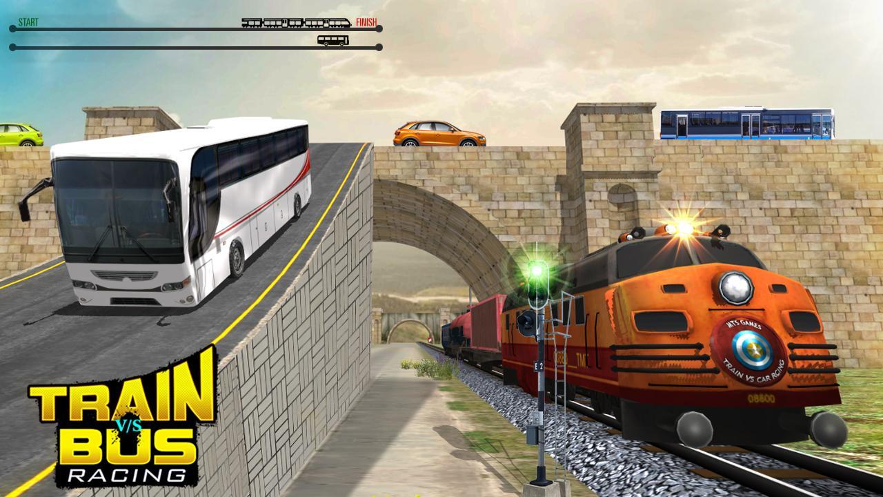 Train Vs Bus Racing 遊戲截圖