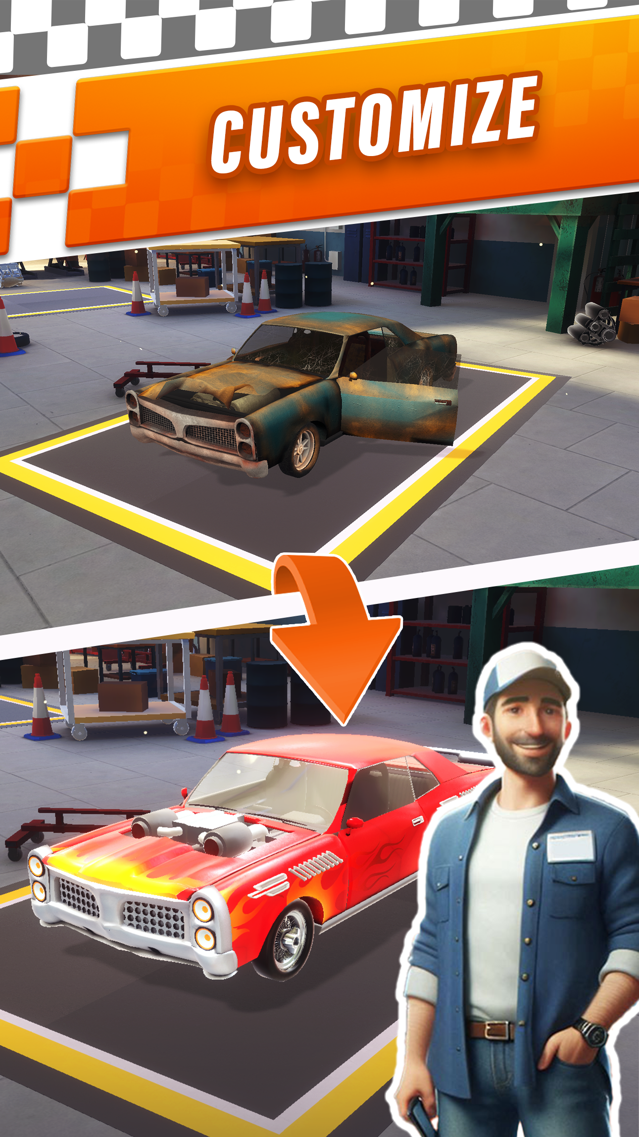 Custom Racing Game Screenshot