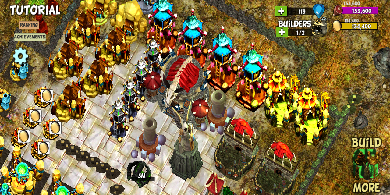 ☣️ Clash Of Orcs ⛺️ City Building Defense War TD Game Screenshot