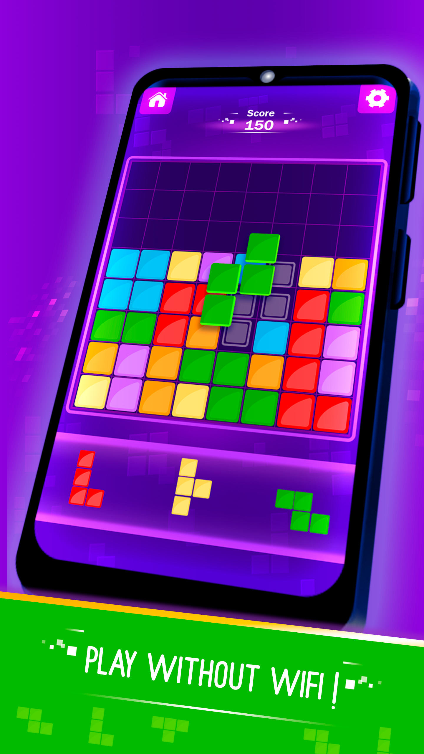 Block Puzzle - Offline Games Game Screenshot