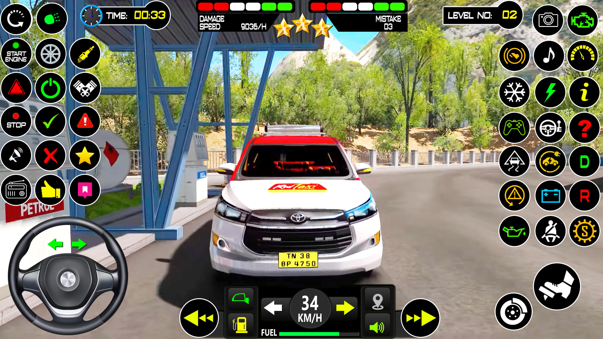 Captura de Tela do Jogo City Taxi Simulator: Taxi Game