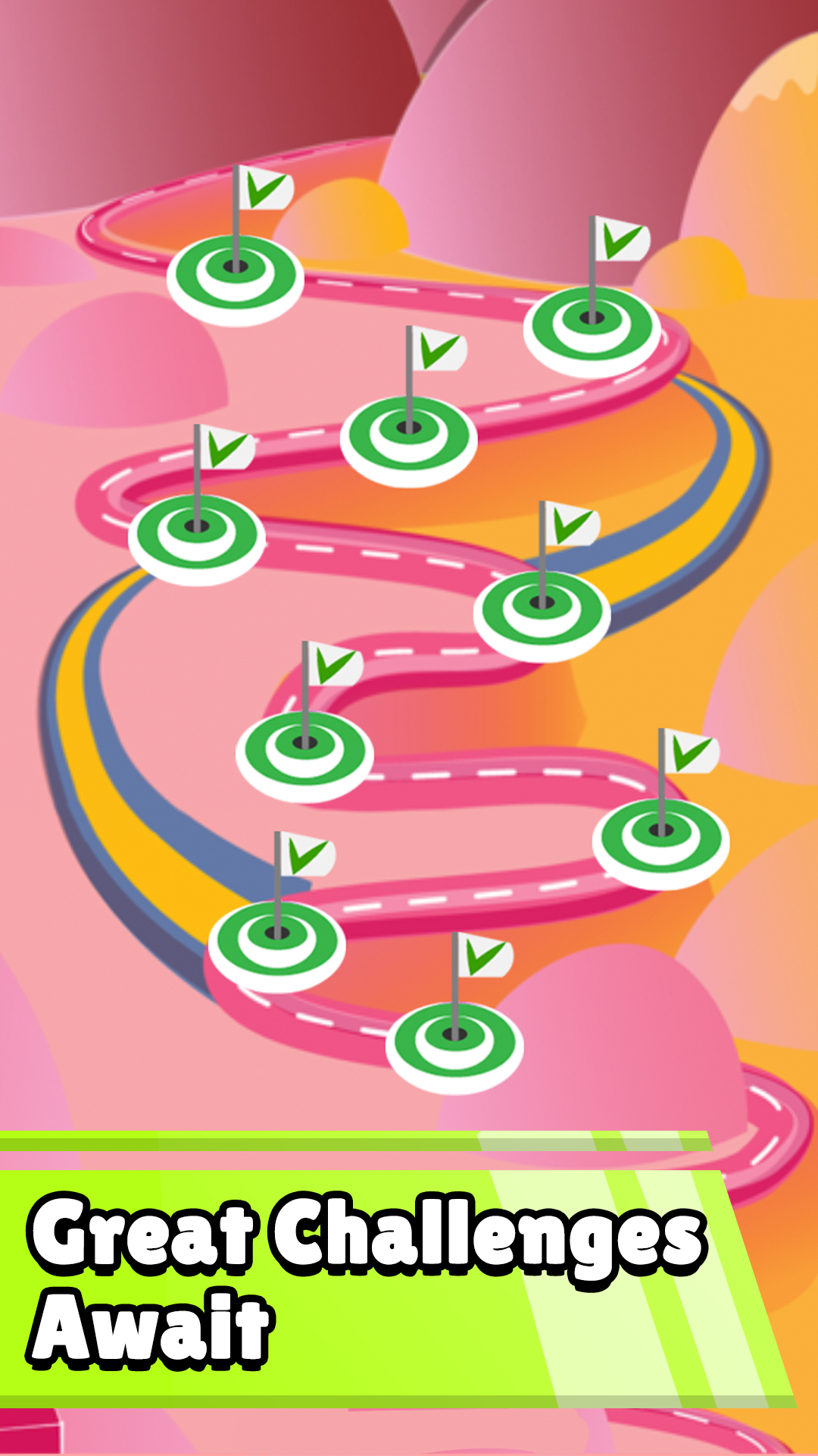 Color Road Game Screenshot