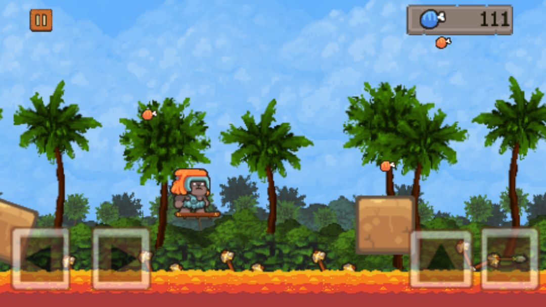 Screenshot of primitive adventure