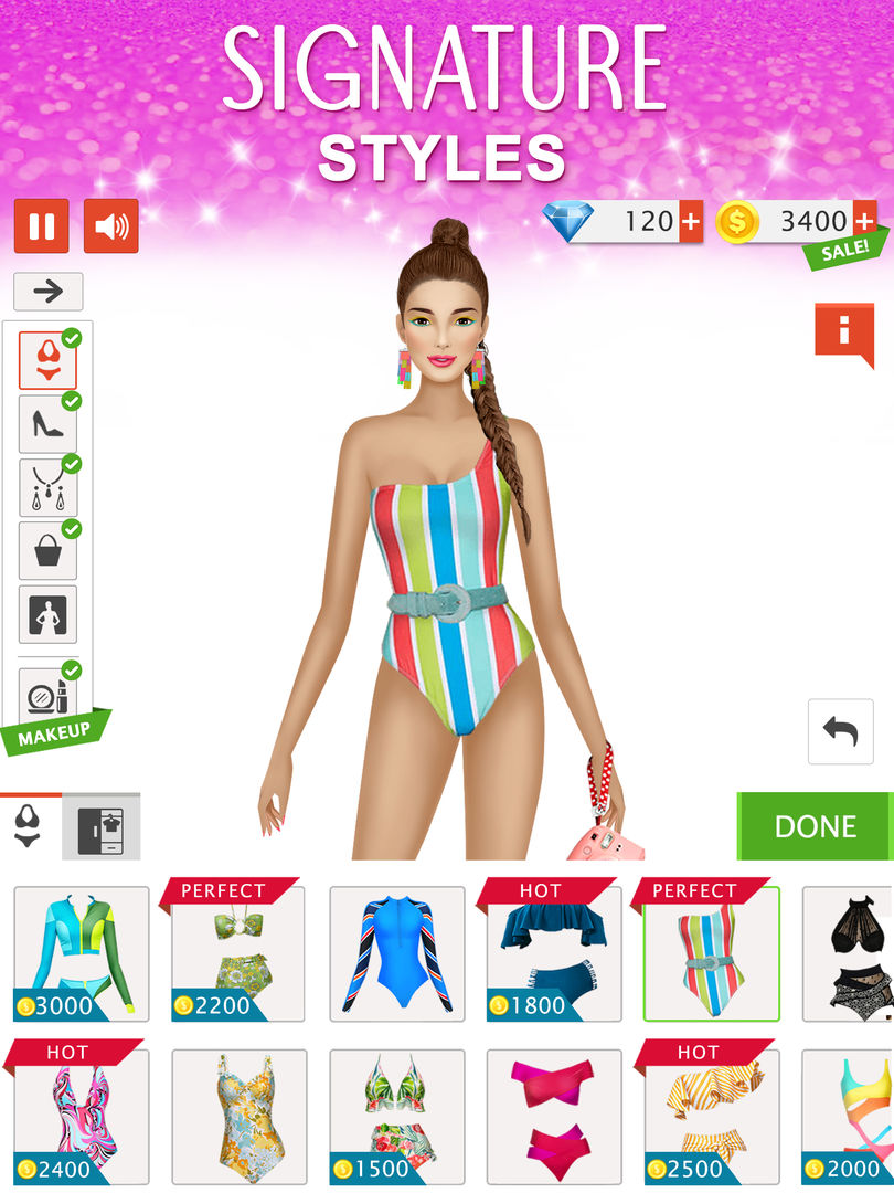 Screenshot of Fashion Stylist: Dress Up Game