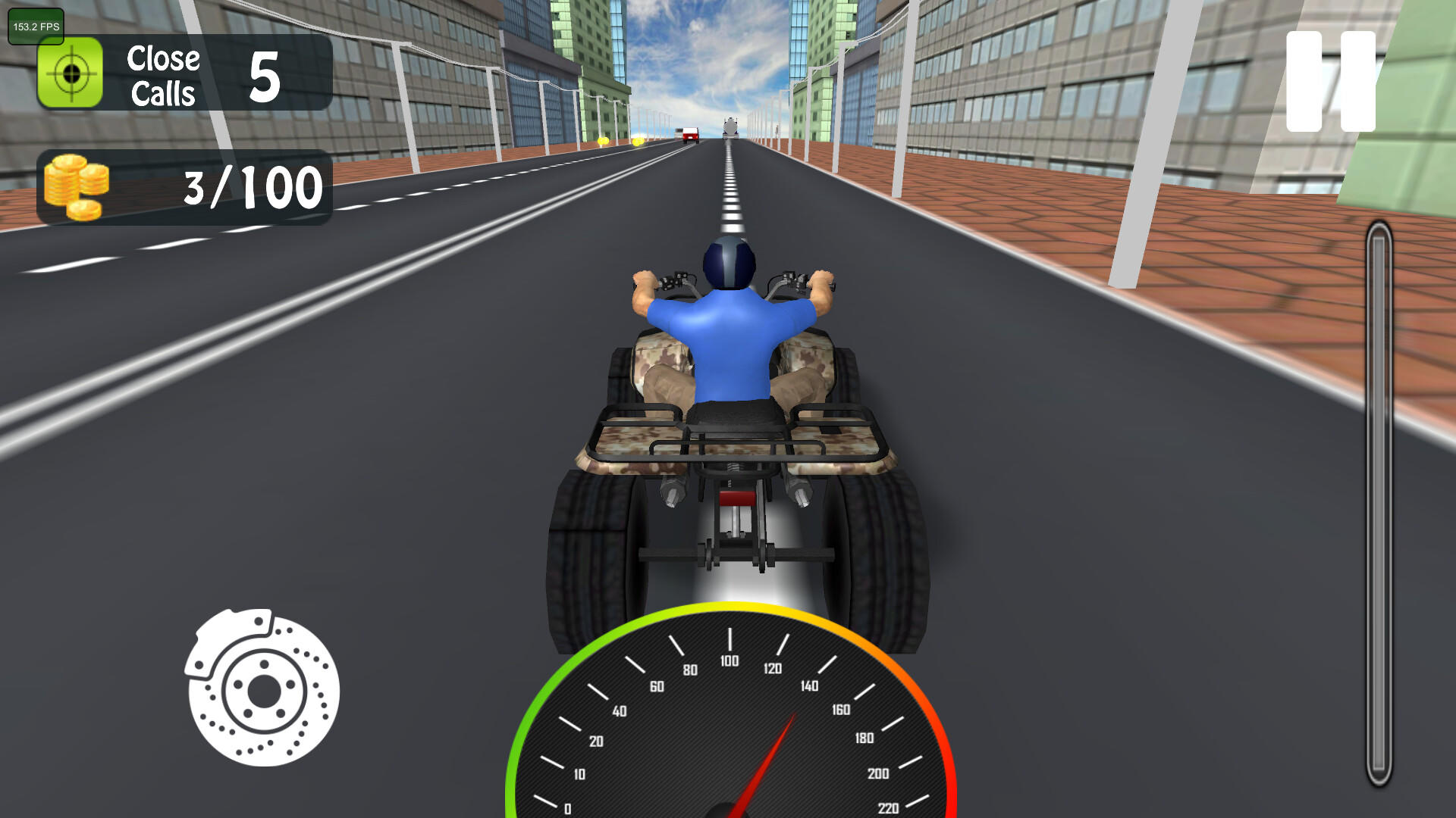 Screenshot 1 of Quad Bike Crazy Driver 