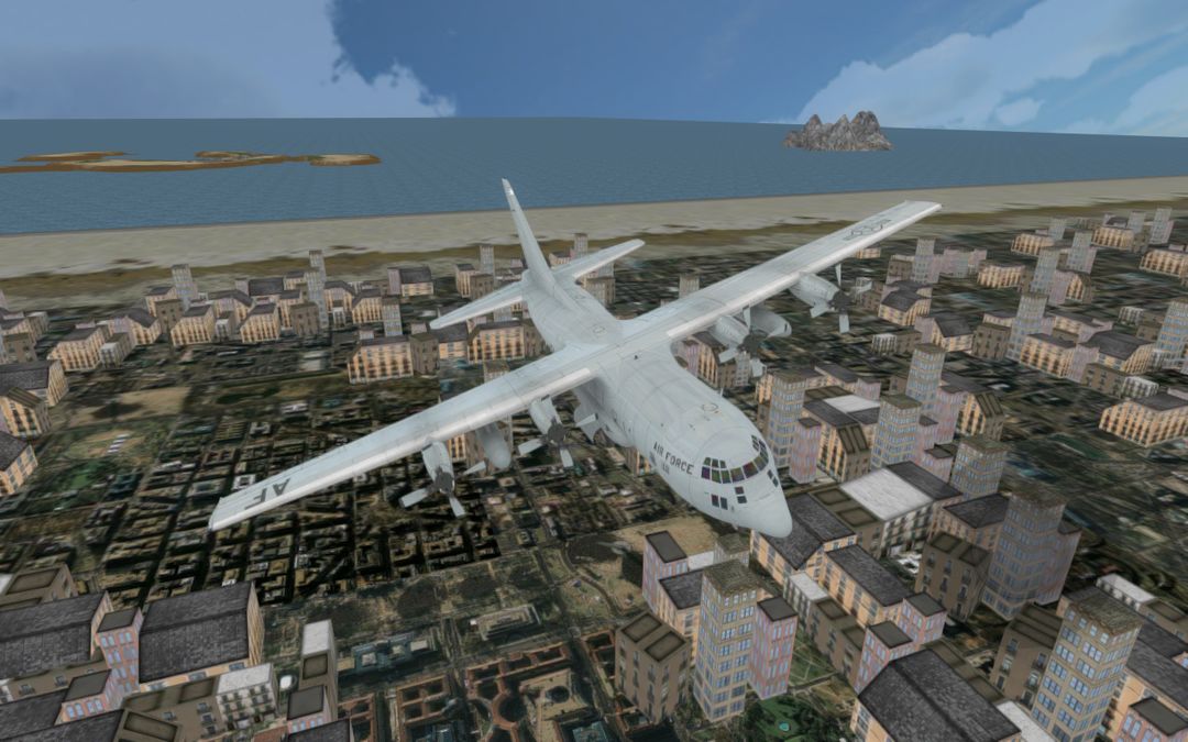 Screenshot of Airplane Flight Pilot 3D