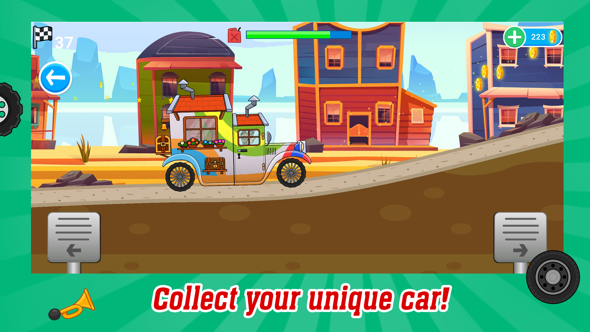 Hill race Game Screenshot