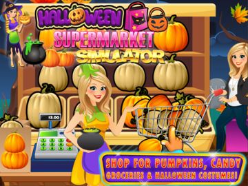 Halloween Supermarket Grocery Game Screenshot