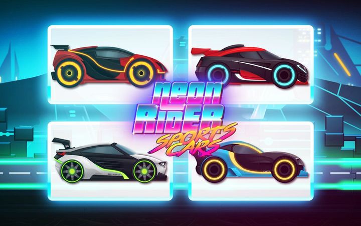 Screenshot 1 of Car Games: Neon Rider Drives Sport Cars 3.62