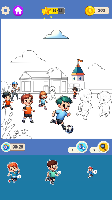 Sticker Puzzle: Coloring Book Game Screenshot
