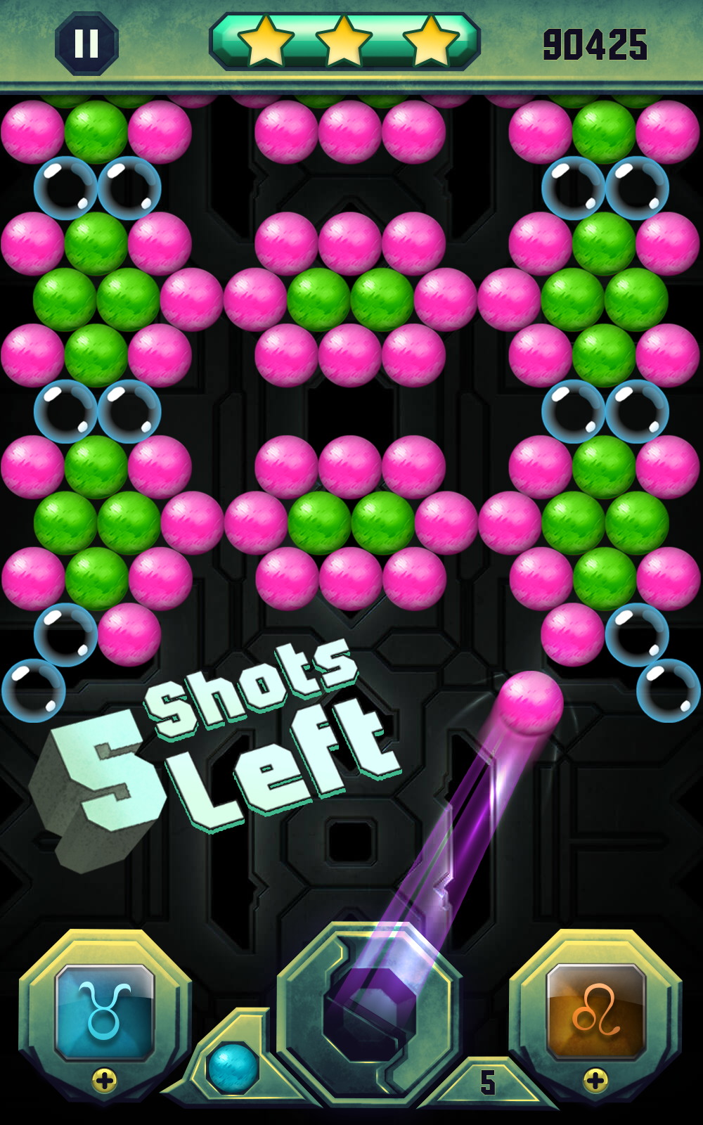 Bubbles Rise screenshot game