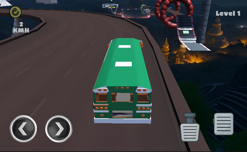 Скриншот игры Indian Bus Fury : Mega Ramp 3D