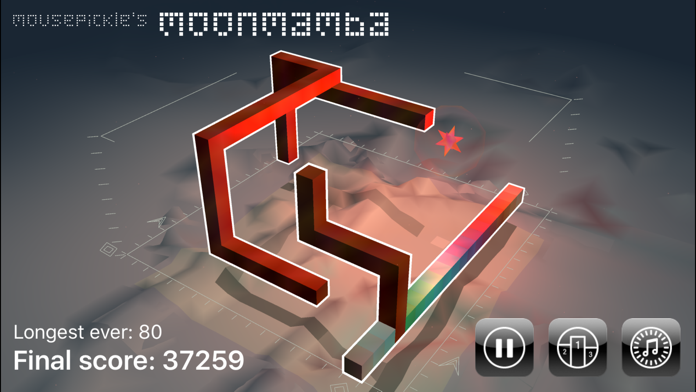 Moon Mamba Game Screenshot