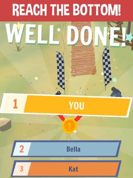 Hill Down Race Game Screenshot