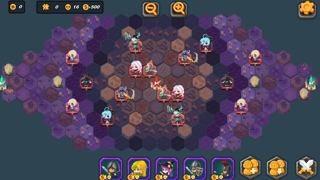 MonsterCheckers screenshot game