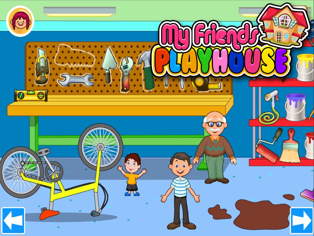 My Pretend House - Kids Family & Dollhouse Games 게임 스크린 샷