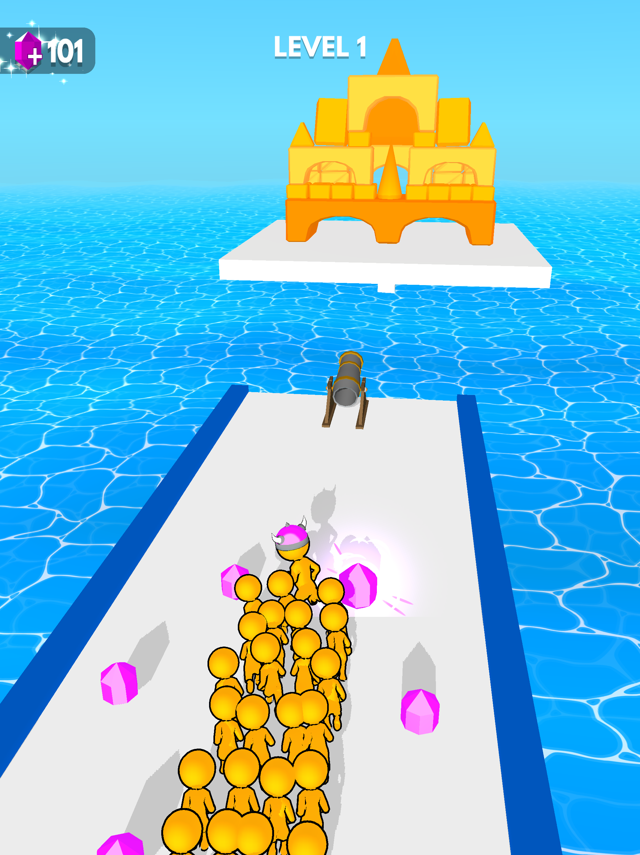 Crowd Battle 3D Game Screenshot