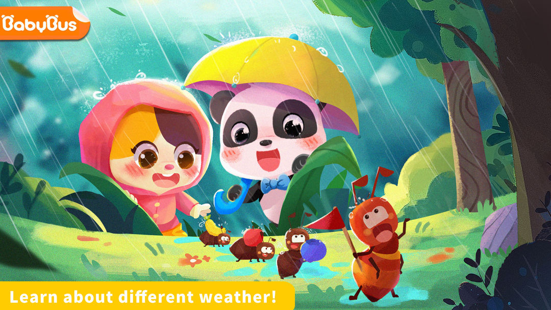 Screenshot of Baby Panda's Weather Station