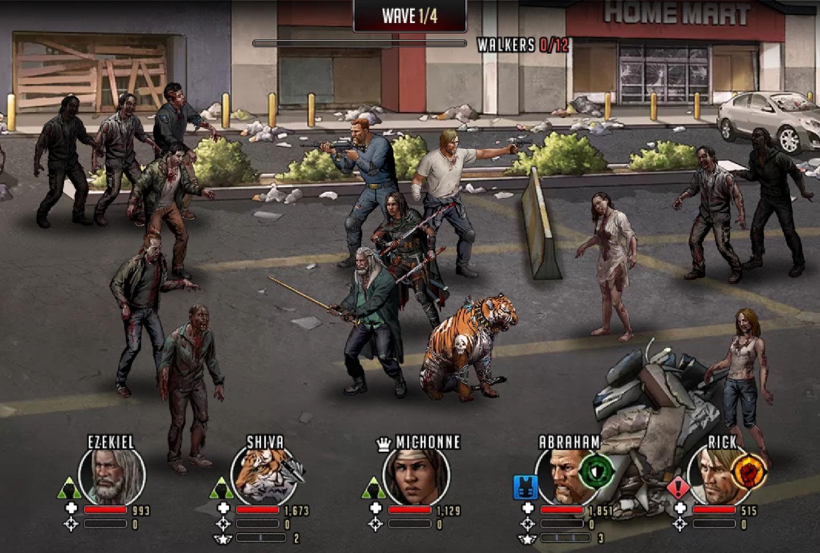 The Walking Dead: Road to Survival ภาพหน้าจอเกม
