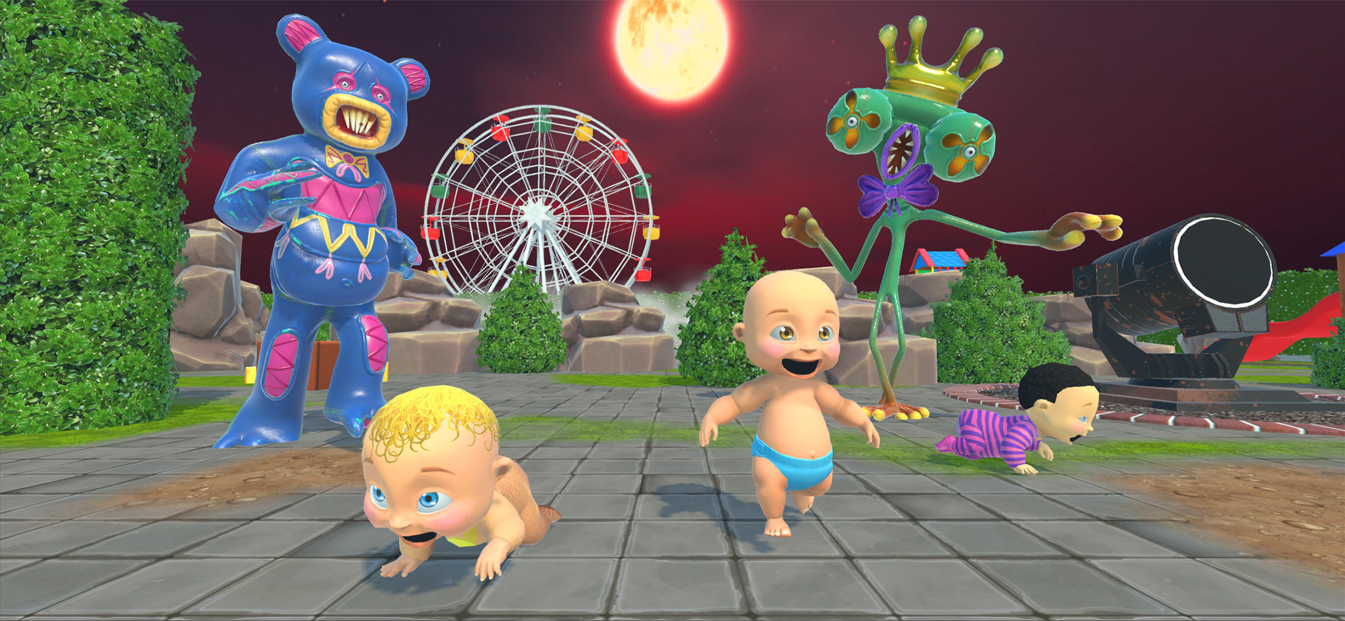 Captura de Tela do Jogo Monster Survivor: Hide Yellow