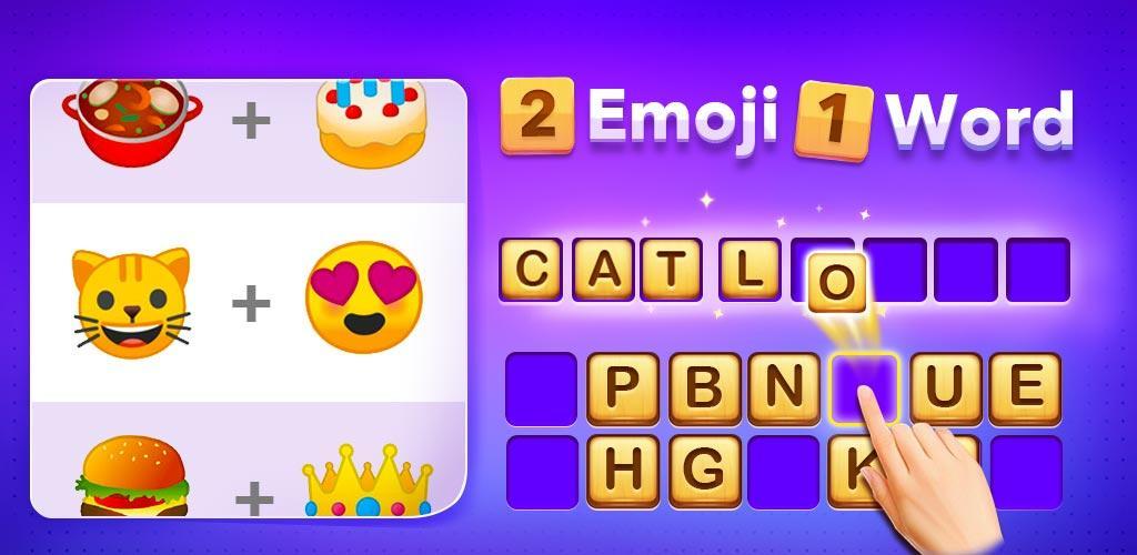 Banner of 2 Emoji 1 Word-Emoji jogo de palavras 2.1