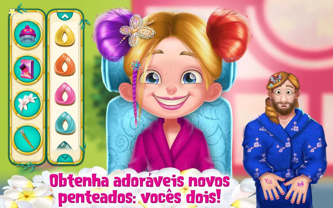Captura de Tela do Jogo Dia Maluco de Spa com o Papai