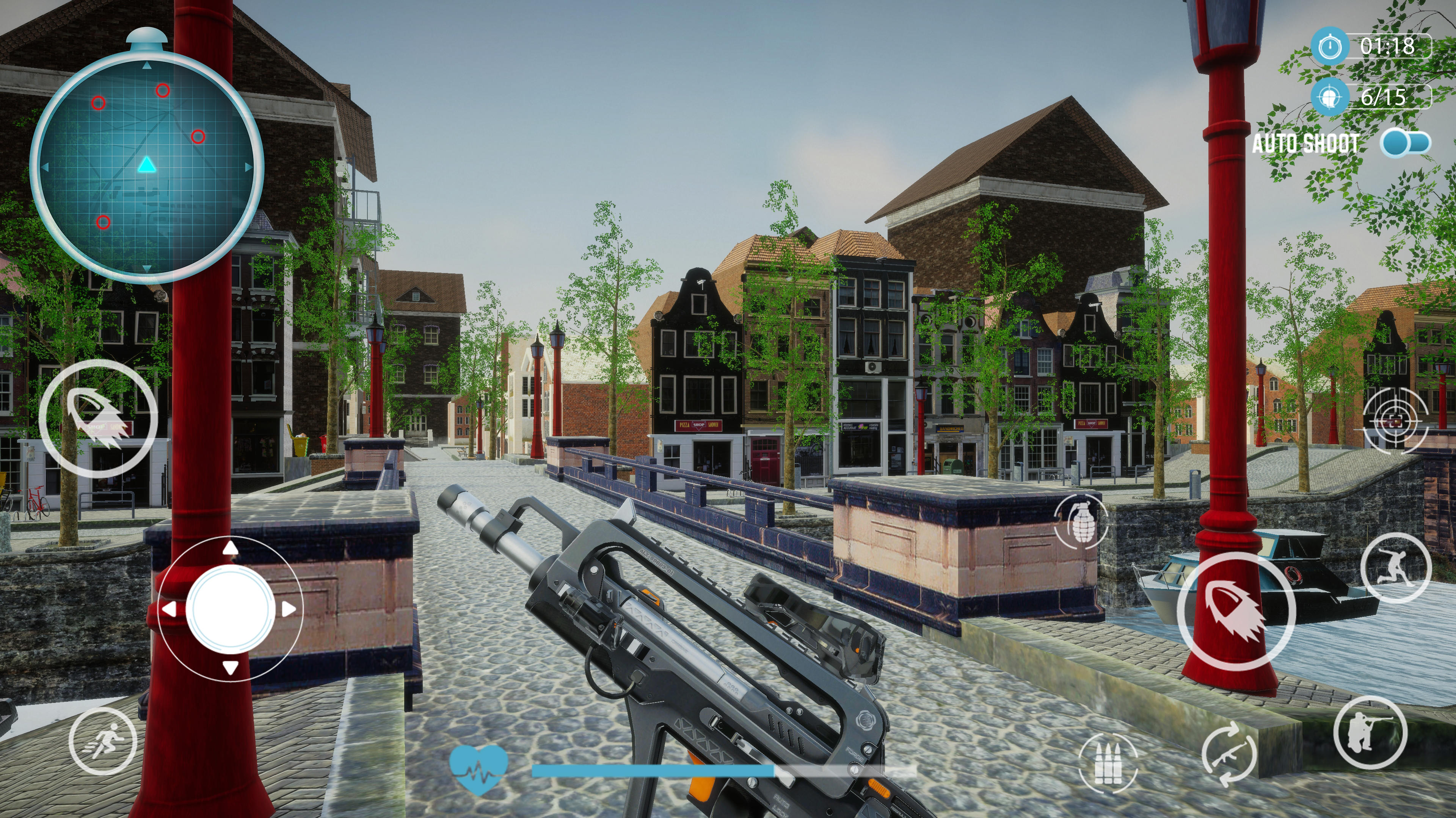 Modren War Shooting Game ภาพหน้าจอเกม