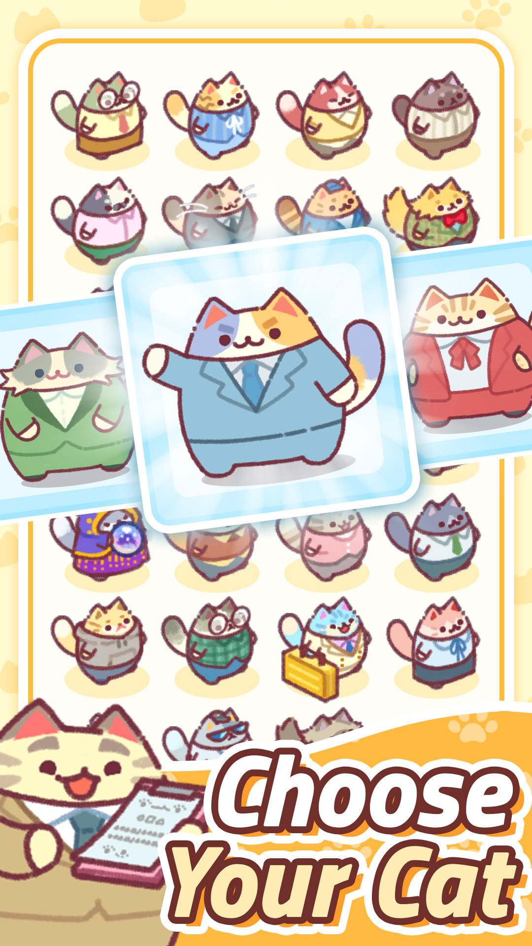Office Cat: Idle Tycoon Game screenshot game