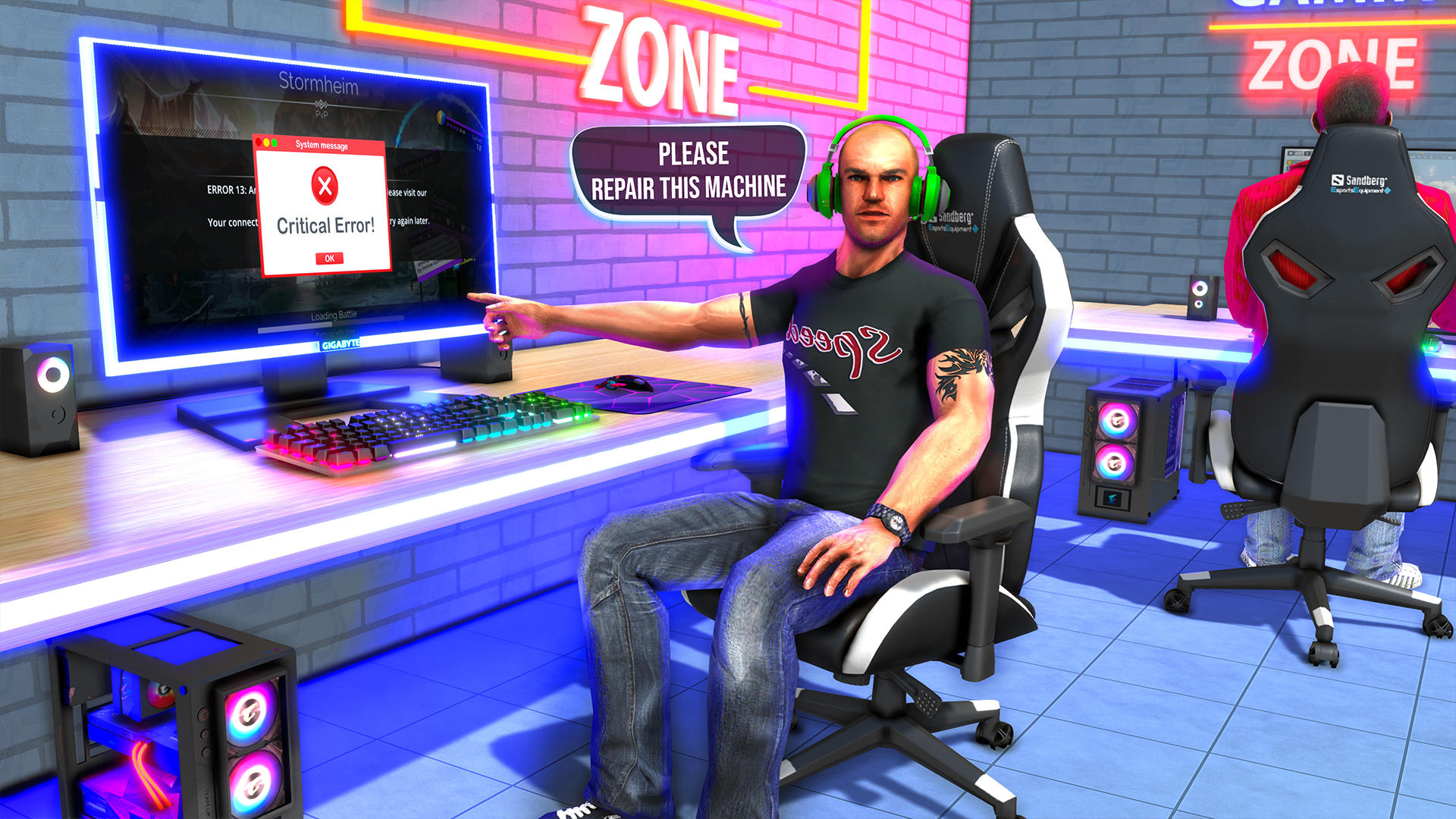 Internet Cafe Simulator Games ภาพหน้าจอเกม