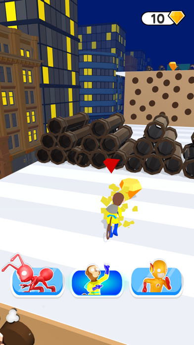 Super Hero Run 3D Game Screenshot