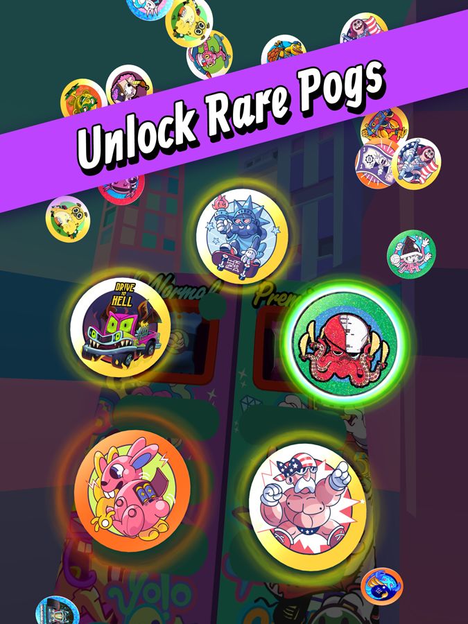 POGs Battle screenshot game