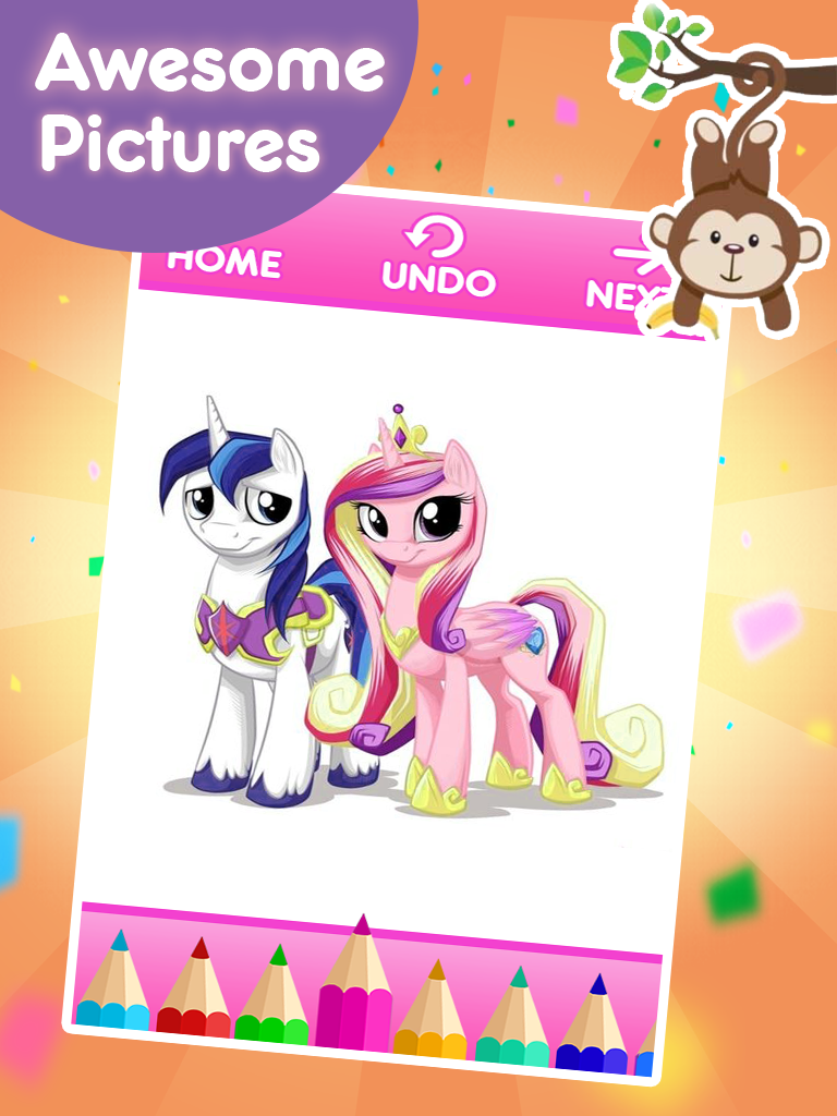 Coloring Games for Little Pony screenshot game