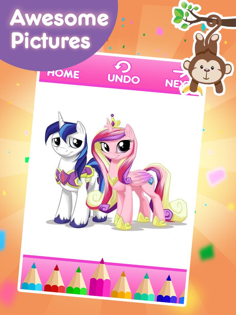 Screenshot of Coloring Games for Little Pony