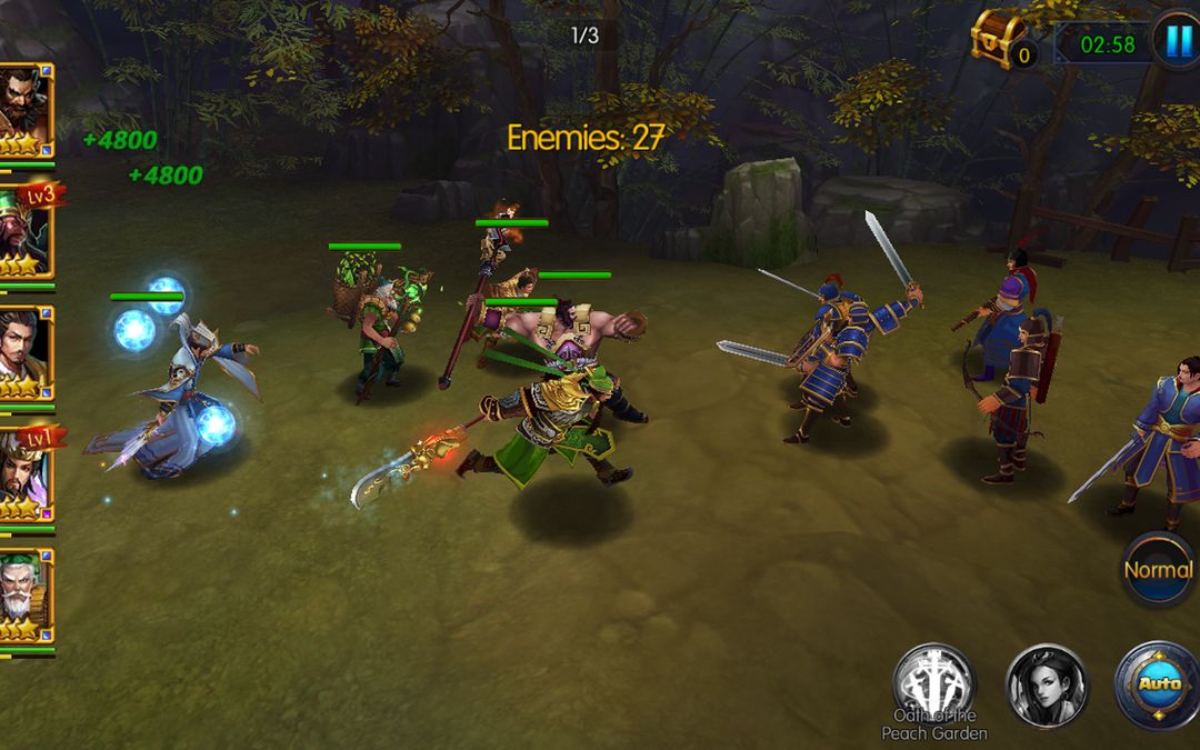 Dynasty Saga 3D: 3K Warriors screenshot game