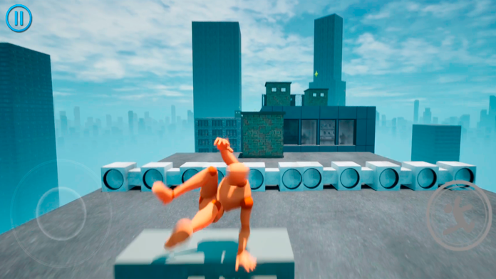 Rooftops Parkour Freerun ゲームのスクリーンショット