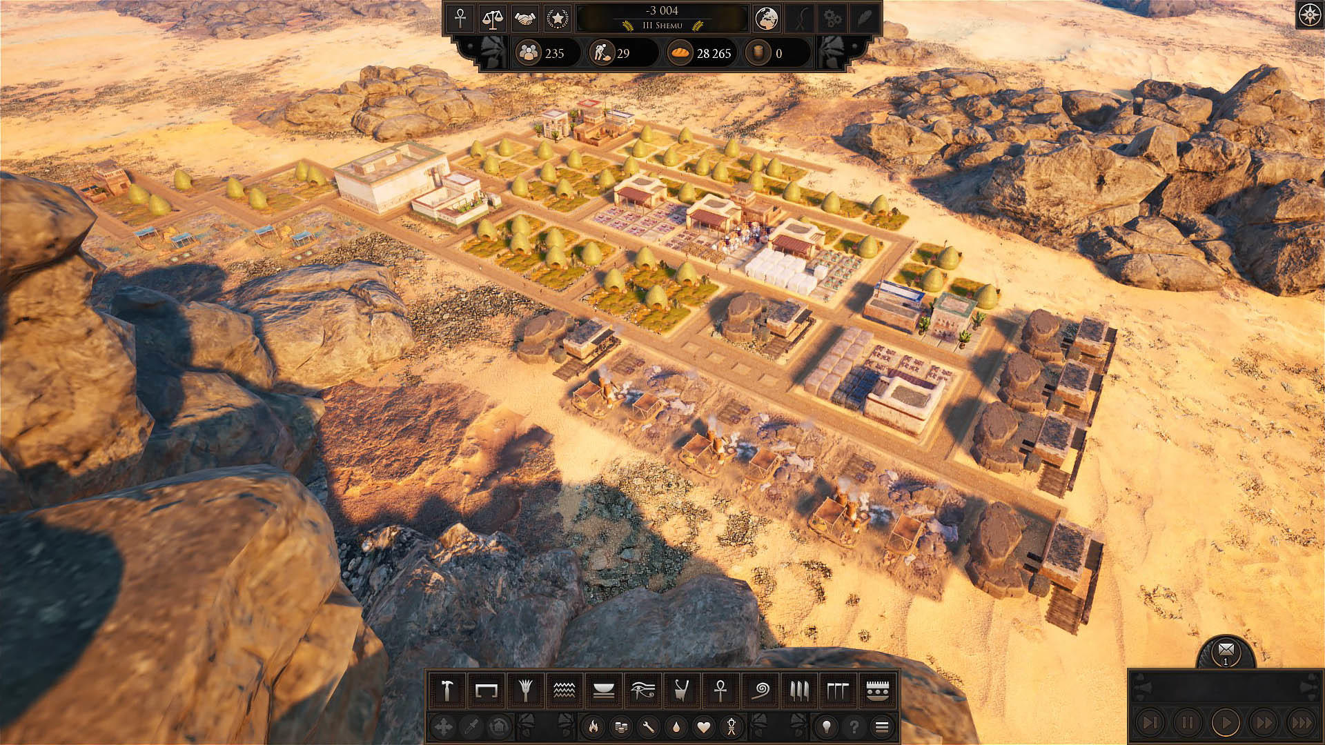 Screenshot of Builders of Egypt: First pyramid