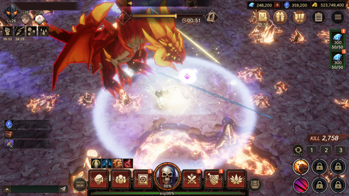 Screenshot of Dark Warrior Idle