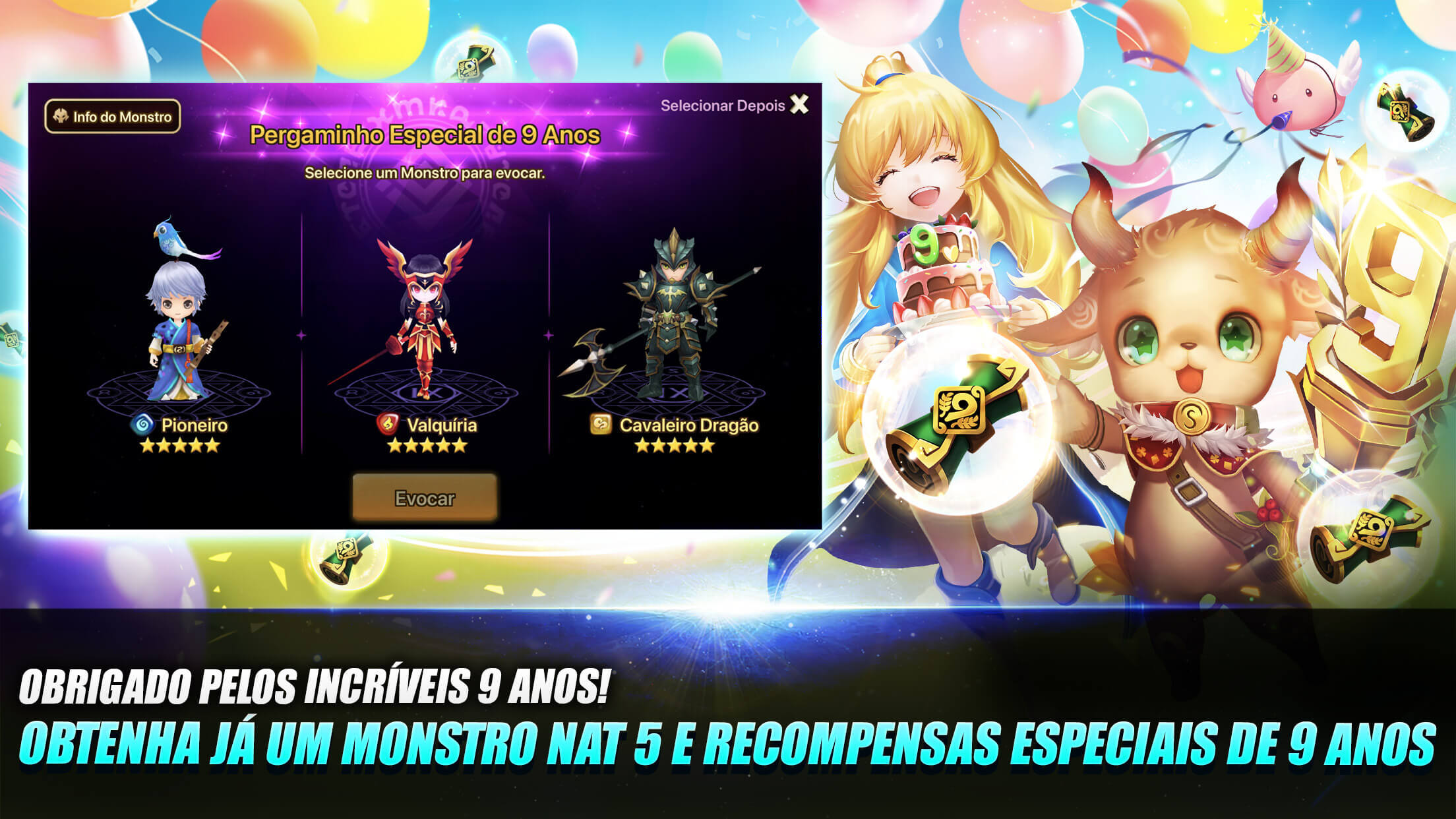 Captura de Tela do Jogo Summoners' War: Sky Arena