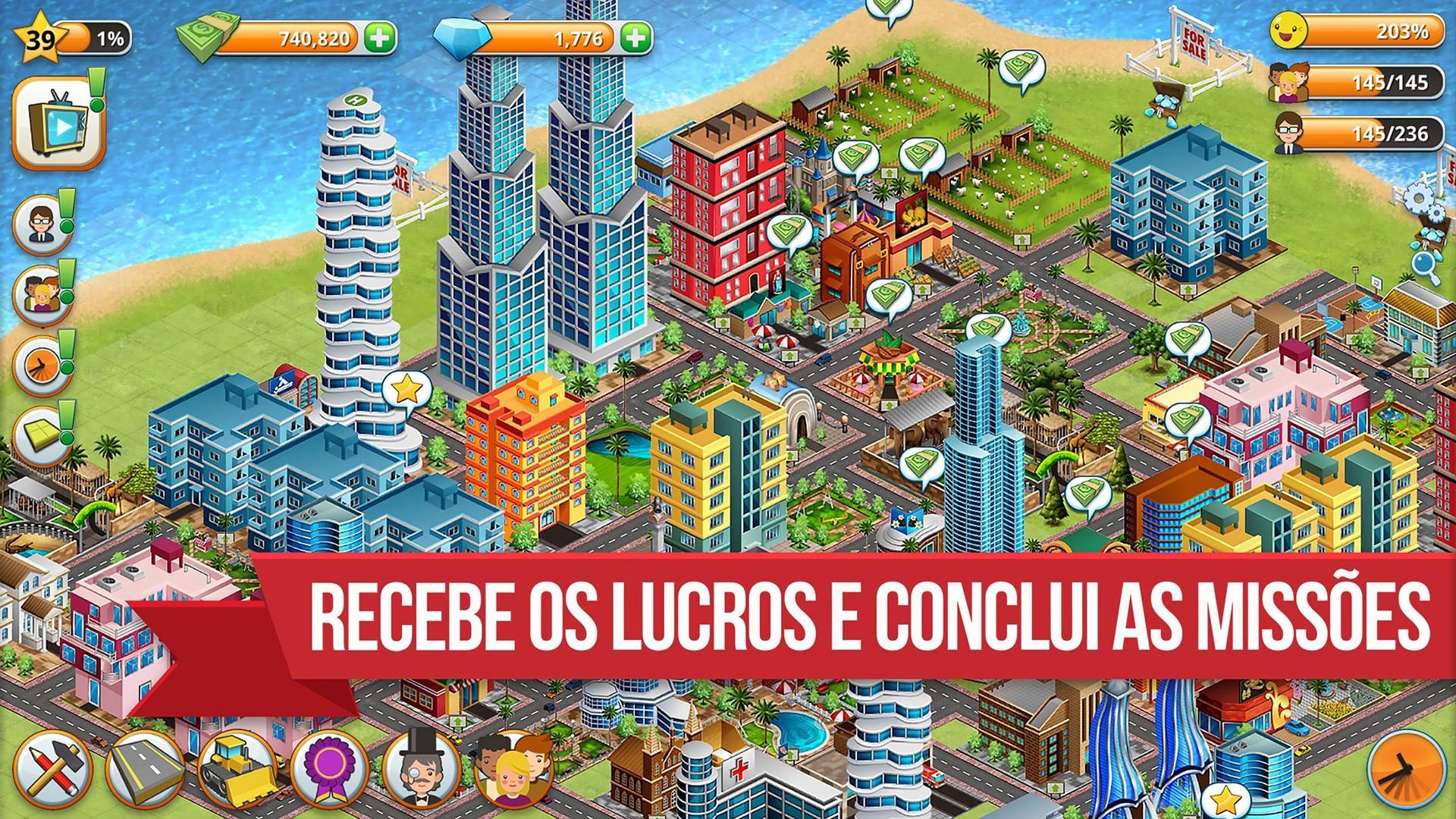 Captura de Tela do Jogo Village Island City Simulation