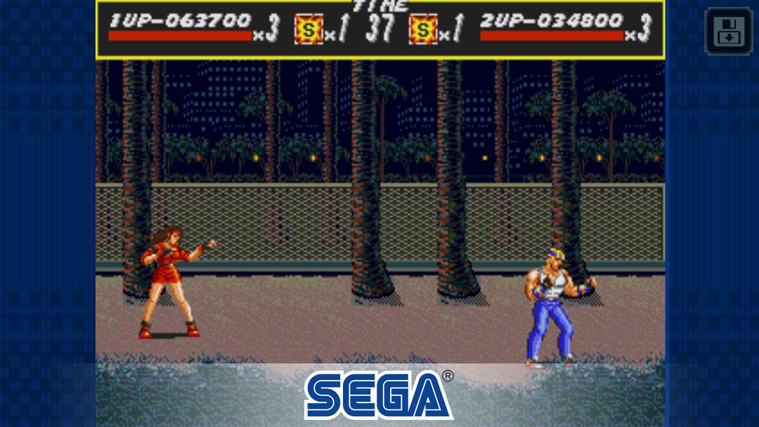 Screenshot of Streets of Rage Classic