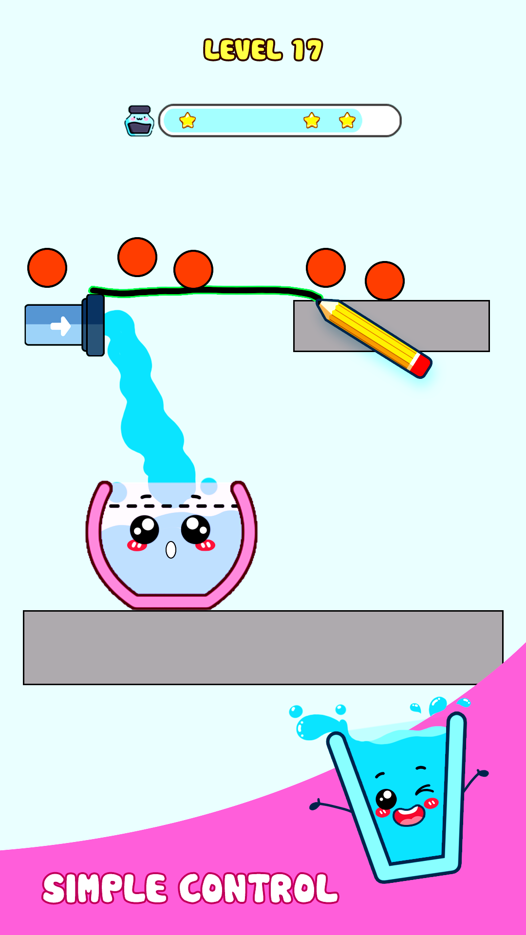 Happy Glass : Draw Line Game android iOS-TapTap