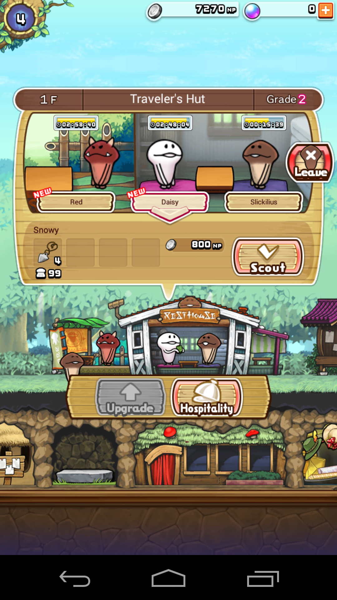 Captura de Tela do Jogo Funghi's Den