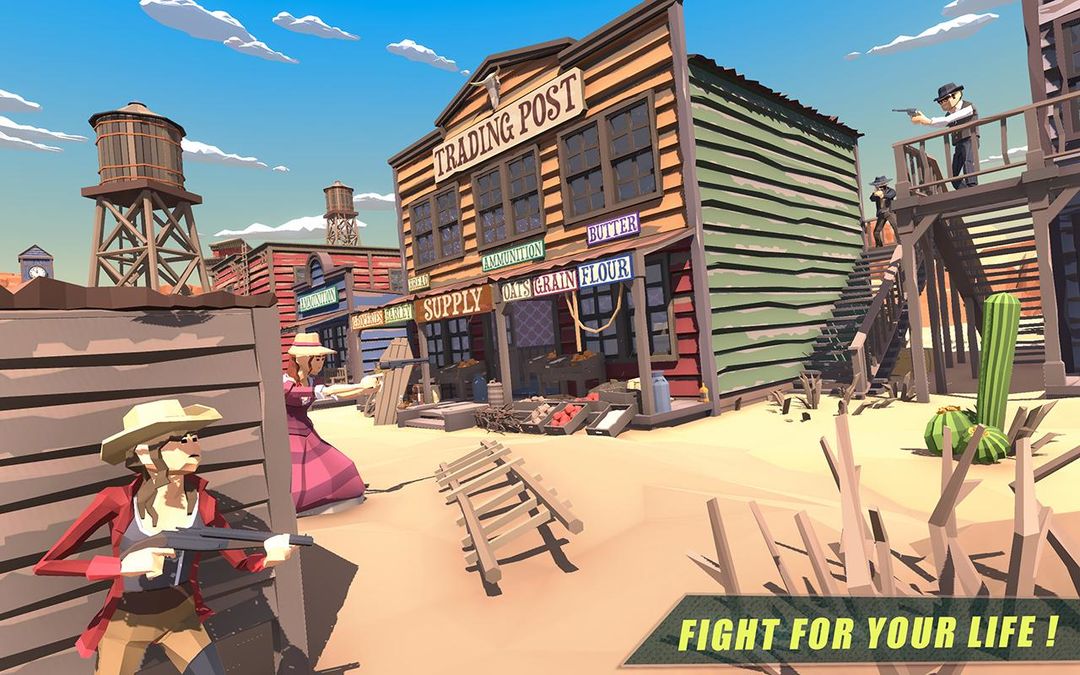 West Battle Royale screenshot game