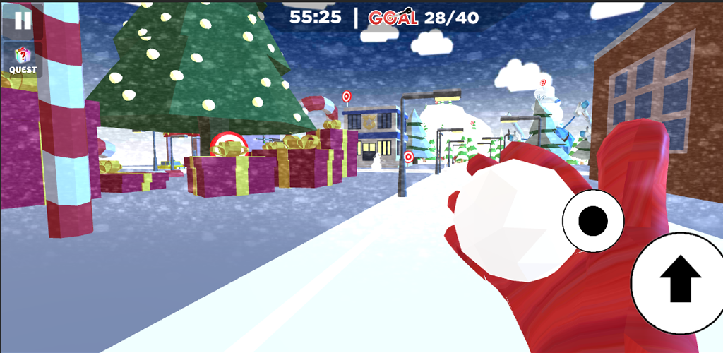 Cuplikan Layar Game Snow ball simulator 3D game
