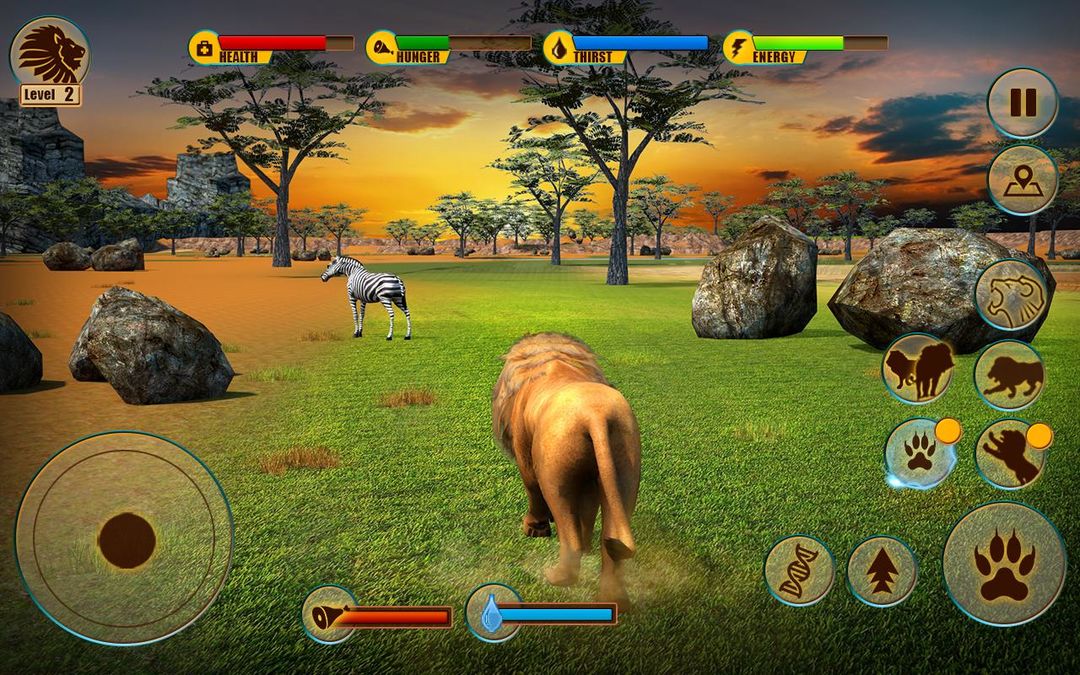 Ultimate Lion Adventure 3D ภาพหน้าจอเกม