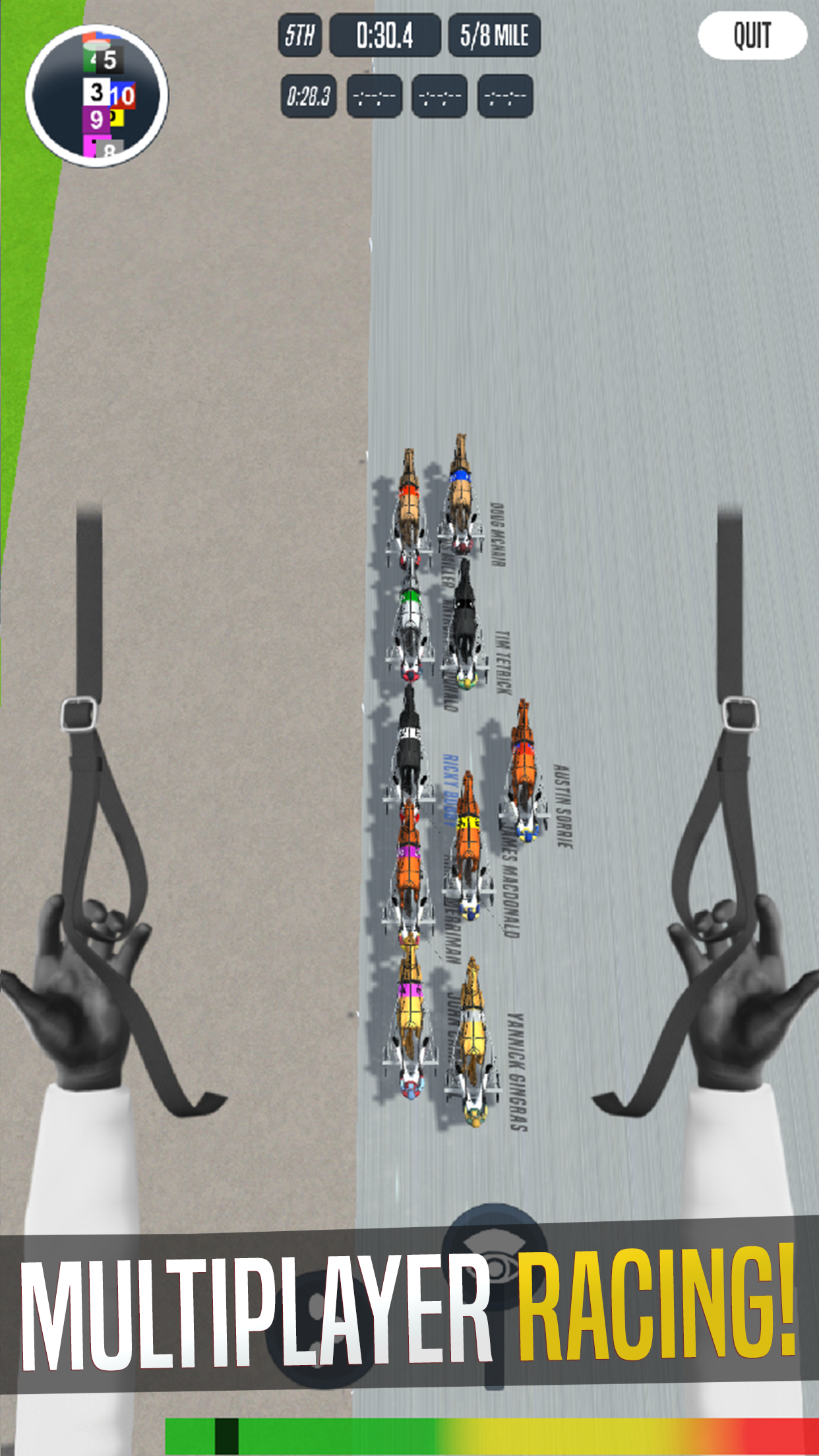 Catch Driver: Horse Racing screenshot game