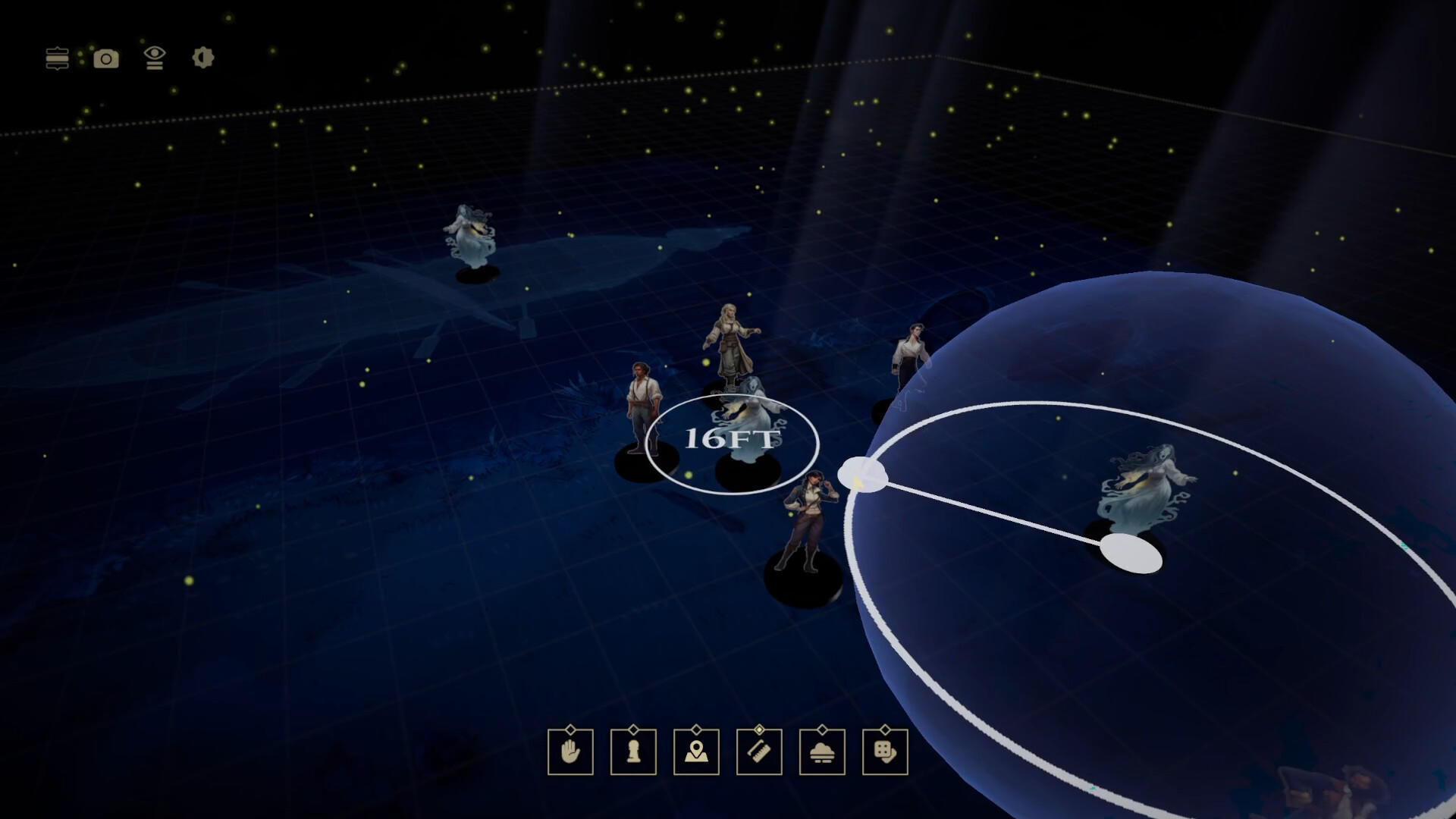 Screenshot of Conclave Virtual Tabletop