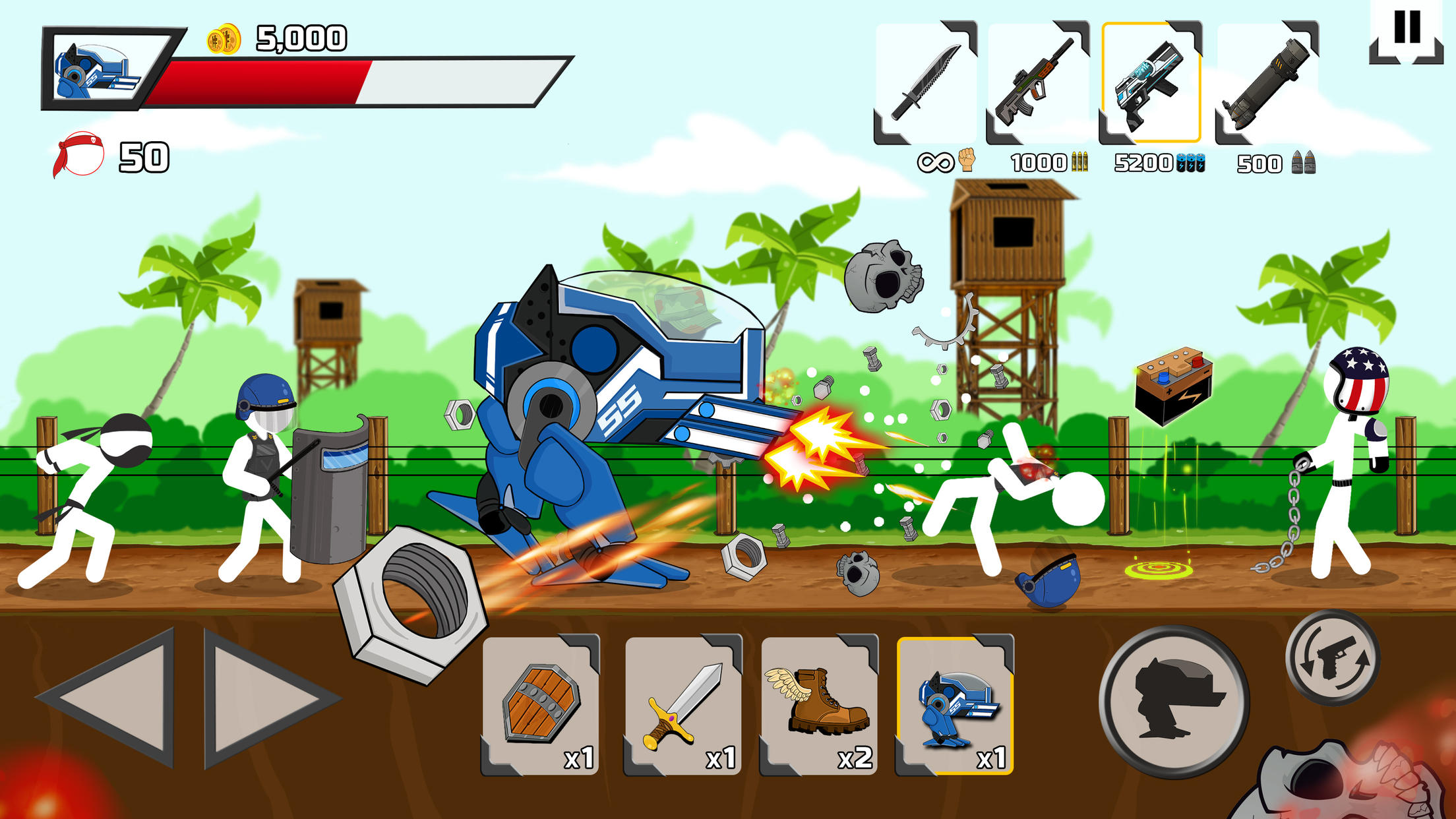 Stickman maverick : bad boys ゲームのスクリーンショット