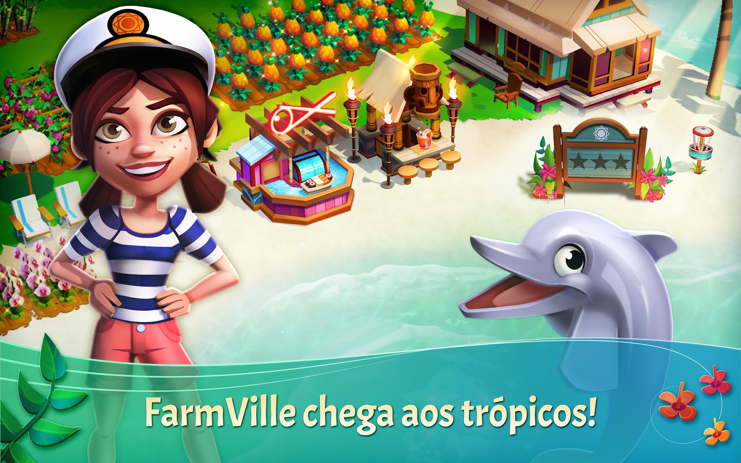 Captura de Tela do Jogo FarmVille 2: Paraíso Tropical